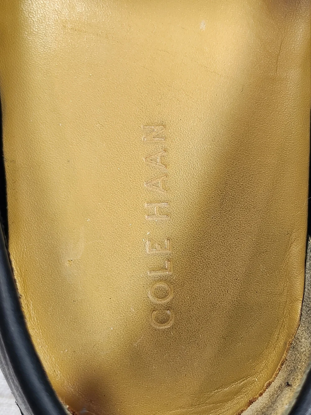 Cole Haan Black Leather Driving Loafers Slip On Shoes Men's Size 12M